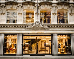 Lecamix Fast per la posa dei pavimenti interni allo store Dolce & Gabbana di Londra